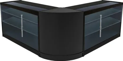 Immagine prodotto di Set di banchi espositivi LED Helios modello CM60 + K1500 (2 pezzi) – Colore nero