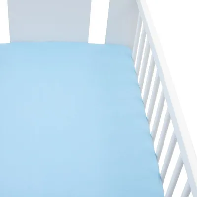 Immagine prodotto di Lenzuolo per culla in jersey New Baby 120x60 blu