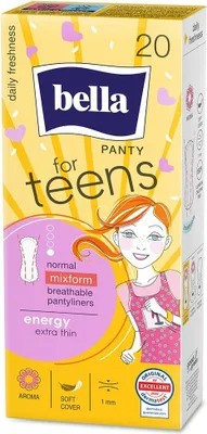 Zdjęcie produktu dla Ultracienkie wkładki Bella for Teens Energy 20 sztuk