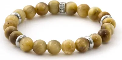Immagine prodotto di Bracciale di perline in occhio di tigre solare MINK109/17