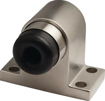 Produktbild von Odbojnik drzwiowy 001/589/1 H.75mm aluminiowy srebrny emaliowany mocowanie kołka SCHNEGEL 001/589/1