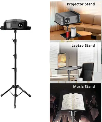 Obrázek produktu pro Projekční stojan, nastavitelný, otočný o 360°, 125 cm