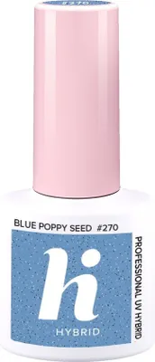 Zdjęcie produktu dla Hi Hybrid Lakier hybrydowy Spicy #270 Blue Poppy Seed 5ml
