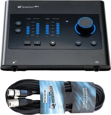 Produktbild von PreSonus USB-C Audio Interface Quantum ES 2 mit Kabel