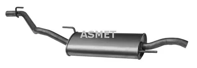 Produktbild von ASMET 03.046 Endschalldämpfer für VW GOLF III (1H1) Auspuff