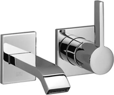 Produktbild von Dornbracht Waschtisch Wand Einhebelmischer ohne Ablaufgarnitur IMO platin matt, 36860670-06