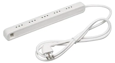 Obrázek produktu pro Bticino 3630USD, ultra tenká zásuvková lišta s 5 malými zásuvkami, 10 A, ideální řešení