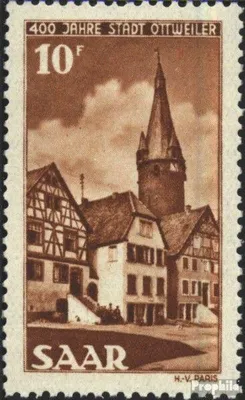 Produktbild von Briefmarken Saarland 1950 Mi 296 (kompl.Ausg.) gestempelt 400 Jahre Stadt Ottweiler