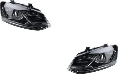 Zdjęcie produktu dla Johns, Reflektory halogenowe pasujące do VW Polo 09 6R 04/2014 - H7 H7 zestaw lewy prawy 6C1941005 6C1941005B 6C1941006 6C1941006B