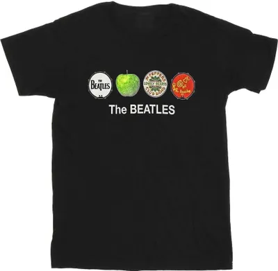 Image de The Beatles - T-shirt homme/femme unie RO9940 (XXL) (Noir)