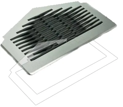 Produktbild von 1x Schutzfolie für Siemens EQ9 PLUS Connect s700 Tropfblech - Anti-Shock 9H Folie dipos Glass Kunststoffglas