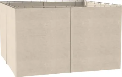 Produktbild von Outsunny 4 Seitenteile für 3x4 m Pavillon mit Haken Seitenwände Polyester Beige