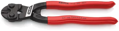 Produktbild von Knipex CoBolt, Bolzenschneiderzange, Chrom-Vanadium-Stahl, Kunststoff, Rot, 200 mm, 335 g