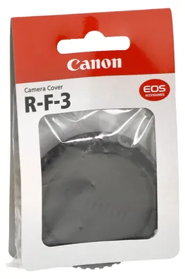 Produktbild von Canon R-F-3 Gehäuseabdeckkappe, Schwarz, Digitalkamera, Life-size Converter EF Control Ring Mount Adapter EF-EOS R Mount Adapter EF-EOS M Drop-In Filter..., 115 mm, 75 mm, 20 mm