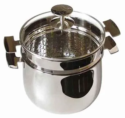 Reiskocher Edelstahl 18/10, 20 cm, 3,5 l, 280 W