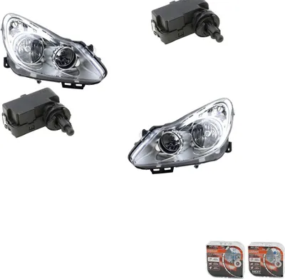 Produktbild von Scheinwerfer Osram Night Breaker Laser passend für Opel Corsa D L R chrom Rah. 1216189 93189357 1207203 1207936 1207204 5P0941295 13129840 9318 Johns