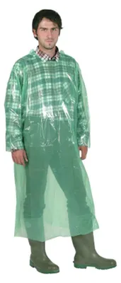 Image de Manteau Jetable Vert Protection Hygiénique Jetable - Générique
