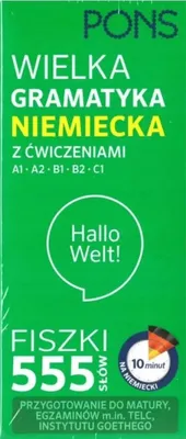 Produktbild von Fiszki 555. Wielka gramatyka niemiecka z ćw. A1/C1