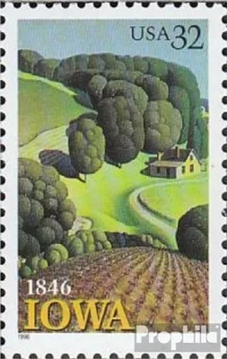Produktbild von Briefmarken USA 1996 Mi 2751 (kompl.Ausg.) postfrisch Staat Iowa