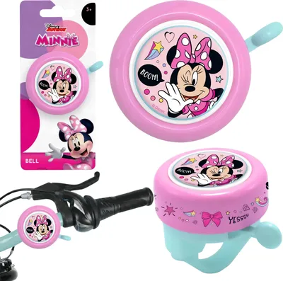 Produktbild von DISNEY Minnie Mouse Metall-Fahrradklingel für den Lenker von Fahrrädern und Kinderrollern
