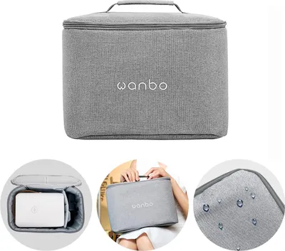 Productafbeelding van Wanbo tas voor projector, geschikt voor de modellen T6 Max, TT en ToGo Pro, kleur: grijs