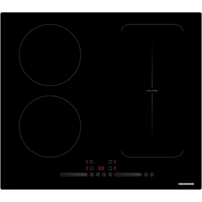 Produktbild von Heinner HBHI-M4ZB1FXTC Einbau-Induktionskochfeld, 4 Kochzonen, Touchbedienung, Schwarzes Glas