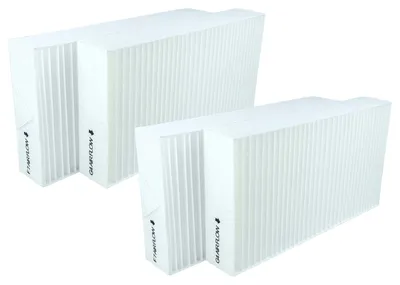 Produktbild von vhbw Filterset Ersatz für Bosch 7738113333 für Lüftungsgerät - Luftfilter G4 / F7 (4 Stück), 27 x 15 x 4,6 cm, Weiß