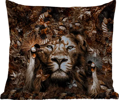 Produktbild von MuchoWow® Outdoor Kissen - Tiere - Schmetterlinge - Vögel - 40x40 cm - Wetterfest - Lounge Kissen - Kopfkissen - Interieur - Polster mit Bild