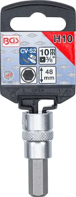 Produktbild von BGS 2582 Bit-Einsatz, 10 (3/8), Innen-6-kant, 10 mm