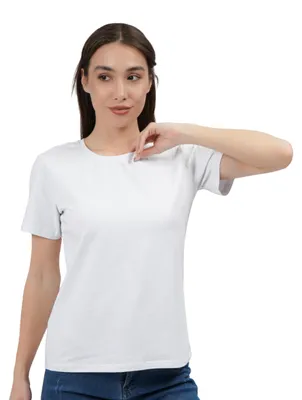Immagine prodotto di MOD Jeans | Maglietta oversize da donna - taglia XL - bianca - 100% cotone - comoda, abbigliamento streetwear