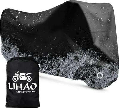 Immagine prodotto di LIHAO Telone moto 300D Oxford tessuto Outdoor impermeabile 245x105x125cm