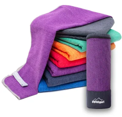 Produktbild von Mikrofaser-Handtuch – Schnell trocknend und kompakt, ideal für Sauna, Fitness, Sport und Reisen