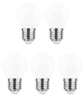 Produktbild von Modee E27 LED Filamentlampe P45 4W 470lm 4000K Neutralweiß 5 Stück