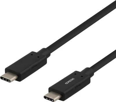 Image de DELTACO Câble USB-C, 0,5 m, USB 3.1 Gen 1, noir