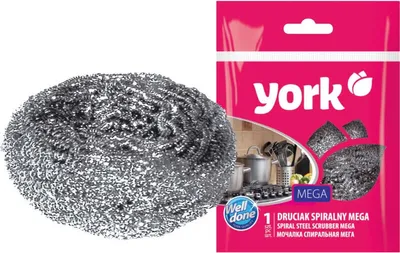 Obrázok produktu pre Špirálový oceľový čistič MEGA 1 kus - YORK