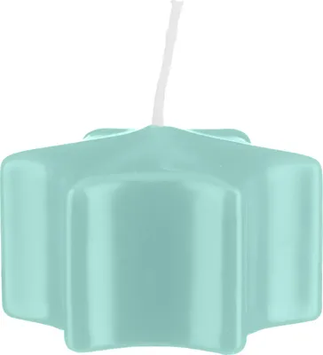 Produktbild von Sternkerzen Schwimmkerzen Türkis 35 x Ø 60 mm, 16 Stück