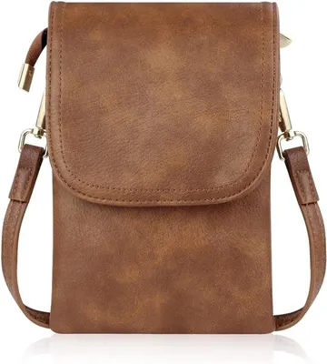 Damen Schultertasche, Wasserdichte Crossbody-Tasche mit 3 Fächern, Handyhülle und verstellbarem Schultergurt, Ideal für den