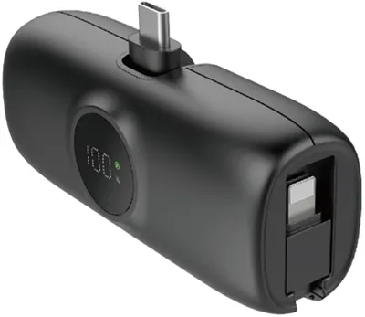 Productafbeelding van Xssive Premium Mini Powerbank USB-C 5.000mAh - zwart