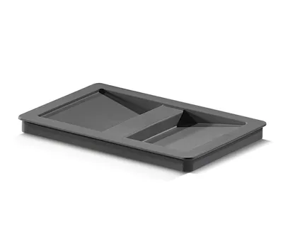 Image de Hailo Couvercle 1221469 pour seau intérieur 18 litres gris basalte