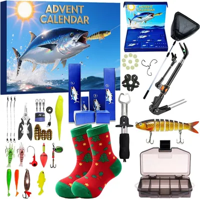 Productafbeelding van Visgereedschap - Volwassenen - Mannen - Tieners - Jongens - Accessoireset - Aftelgeschenken