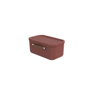 Produktbild von Rotho Aufbewahrungsbox 12 L Maloja - Kunststoffbox mit Deckel - Stapelbox 39,5 x 26,5 x 17,7 cm - Plastikbox Ordnungsbox Allzweckkiste