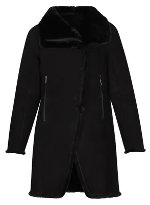 Image de Manteau pour femme SAPORTA - noir, taille M