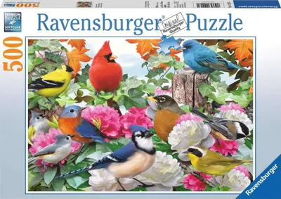 Immagine prodotto di Puzzle - Uccelli in giardino 500 pezzi