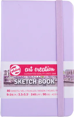 Produktbild von ROYAL TALENS Skizzenbuch Art Creation 90 x 140 mm lila 80 Blatt