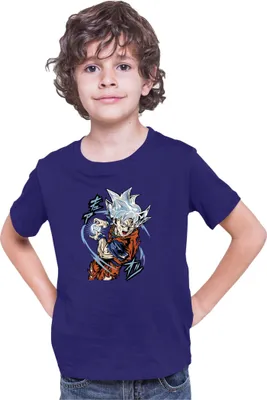 Produktbild von Kinder T-Shirt Dragon Anime Manga Ball Z Goku 40, 5-6 Jahr - 116 / Dunkelblau