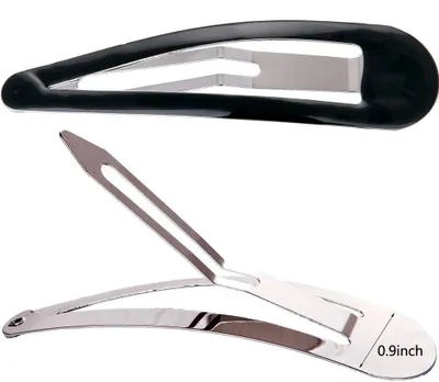 Produktbild von Lange Haarspangen aus Metall, 8,9 cm lang, rutschfest, 10 Stück, für Damen und Mädchen (schwarz)