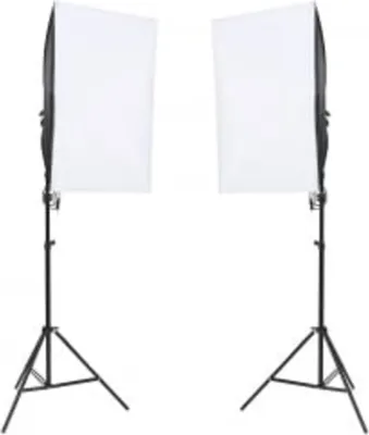 Produktbild von vidaXL Fotostudio-Set mit Beleuchtung und Hintergrund