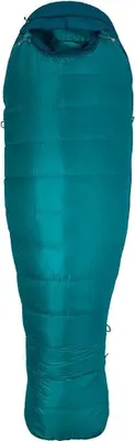Produktbild von Marmot Damen Micron 25 Regular Daunenschlafsack (Damen bis -5,6°C / max. Körpergröße 168cm / Gewicht 1,16kg) Malachite/Deep Teal