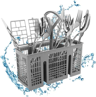 Produktbild von Besteckkorb für Spülmaschine, universal, Kunststoff, 4 Fächer