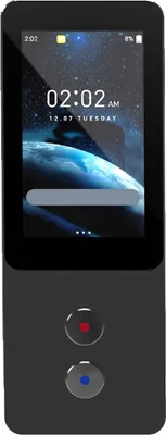 Obrázok produktu pre ZELURXX Smart Translator, 135 jazykov, podporuje 11 jazykov offline, pre prácu, cestovanie, štúdium, 16,5 x 7,6 x 3,6 cm, čierna